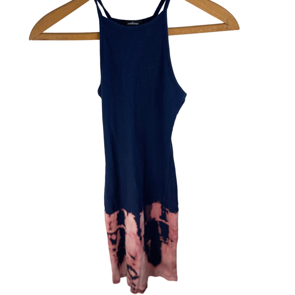 Re-Loved Bleach Died Body Con Summer Dress Size S Beach Sustainable Alternative